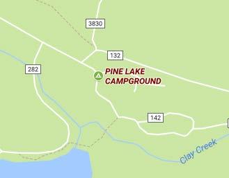 Bryce Canyon Pine Lake Campground Park #886241 Pine Lake Campground is located next to its scenic namesake lake high on the Colorado Plateau at an elevation of 8,100 feet.