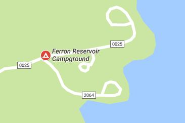 Ferron Ferron Reservoir Campground Park #886256 Ferron Campground is located next to Ferron Reservoir. It sits just below the ridgeline of the Wasatch Plateau.