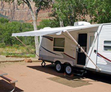 Just park the car or RV and leave it. The Virgin River also runs along the south side of the campground. It's a popular River to cool off in during the summer months.