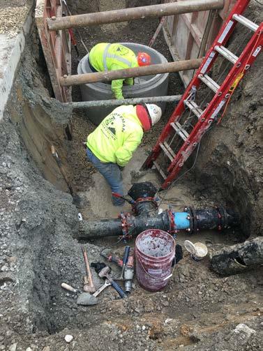 2016 WATER MAIN IMPROVEMENTS The Harris and Banyan Drive water main replacement project consists of the replacement of the 6-inch and 4-inch diameter cast iron water mains on these roads with new