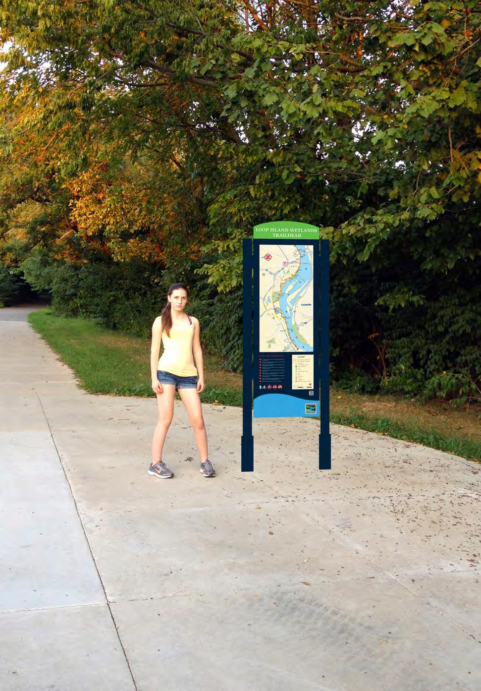 5 miles of the Ohio River Greenway Corridor and to key destinations.