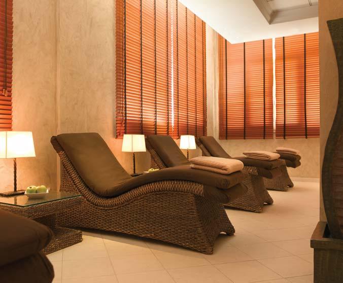 The first-class wellness facilities include jacuzzis, saunas, steam rooms, fun showers and a relaxation area, as well as a large gymnasium and fitness studio and 25-metre indoor swimming pool.
