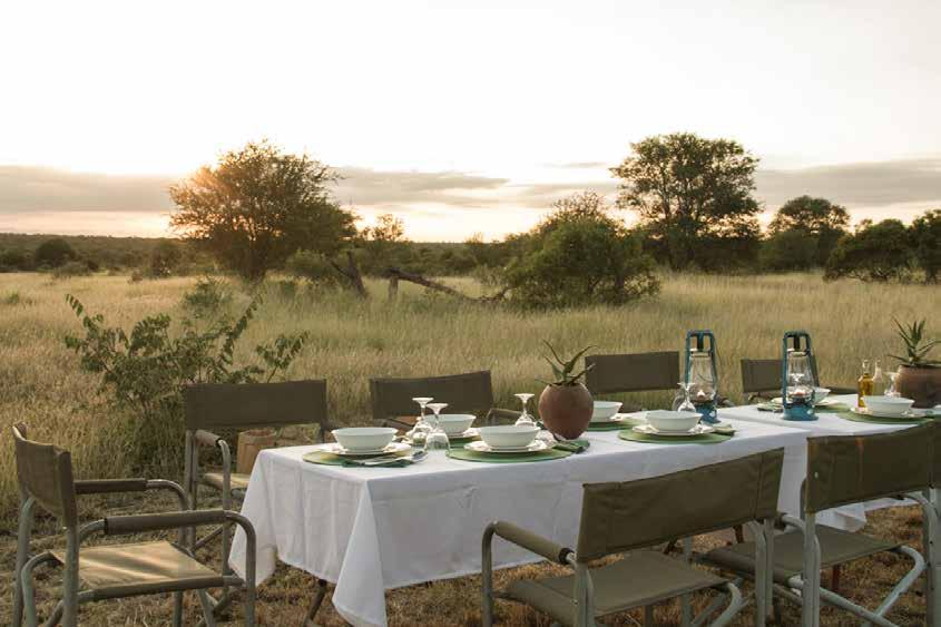 INTRODUCTION nthambo Tree Camp is the sister camp to Africa on Foot and offers affordable, luxury accommodation in your choice of five wooden tented cabins on stilts.