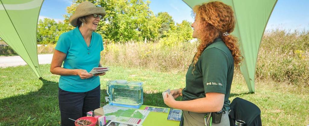 VISITOR EXPERIENCE HIGHLIGHTS Taste of the Trail at Bob Hunter Memorial Park This past year was an exceptional second operational season for Parks Canada s Visitor Experience team in Rouge National