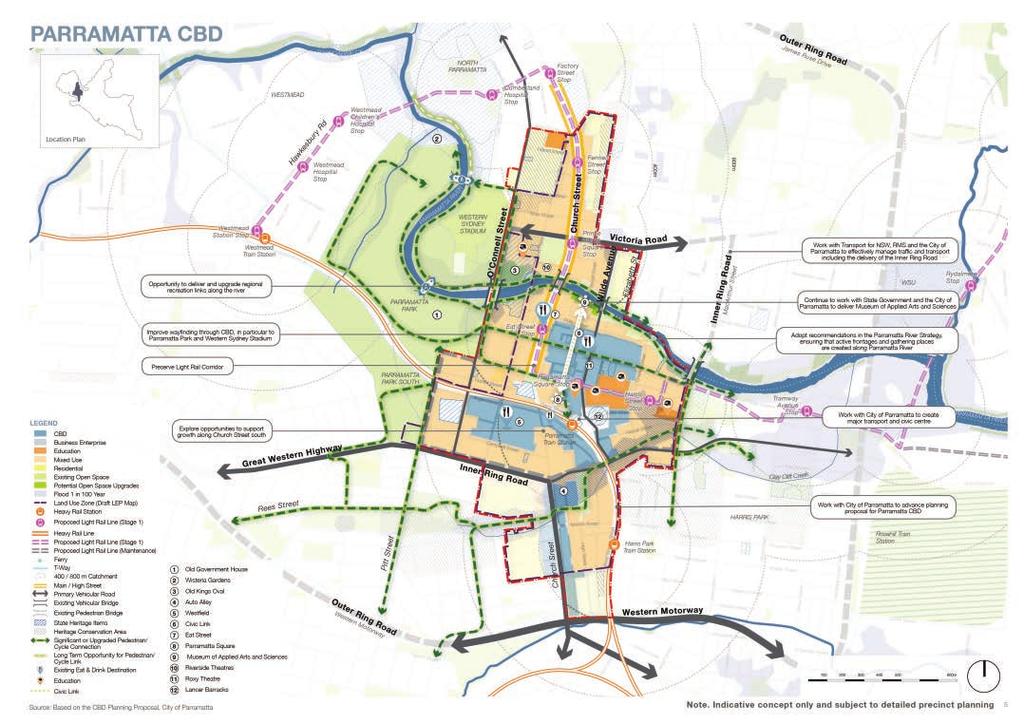 Greater Parramatta Priority Growth Area: Interim Land Use and