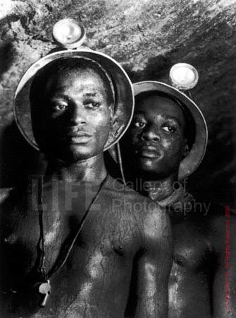 Africans also work in mines and