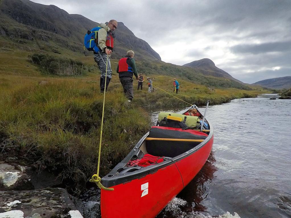 Day 6 Expedition Ends We canoe up Loch Sionascaig for a short portage into Loch Buine Moire.