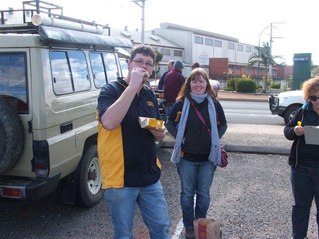November 2011 page 4 Photos from the year s trips Trip Leader David refueling in Broken Hill on way to Mt Gipps, Queens