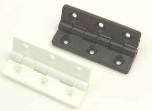 Hinges BG 116 (A), (B) & (C) Plastic hinges with Stainless