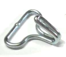 ELE 024 S/Steel 304 D-Ring with Hook 4mm dia