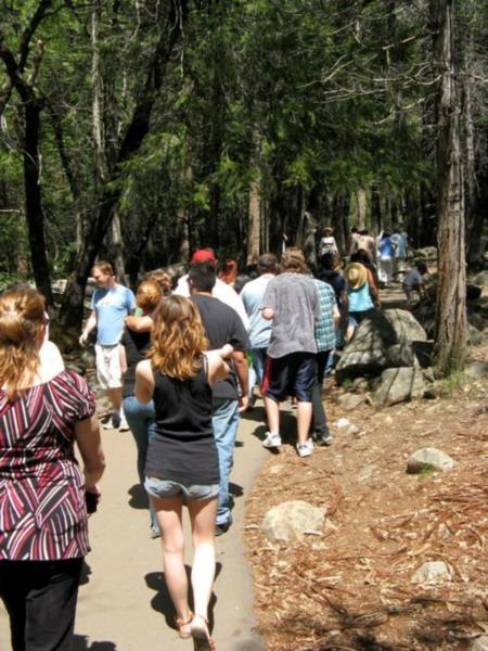 This current year the number of visitors will not reach that peak visitor level due to Highway 120 access being blocked for months last winter as well as periods of summer wildfires and smoke that