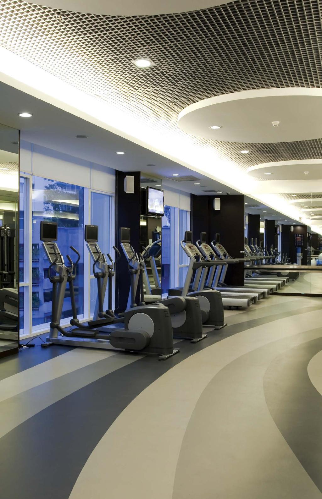 The state-of-the-art health club at DAMAC Heights is scientifically equipped to keep the modern-day executive fit and healthy.