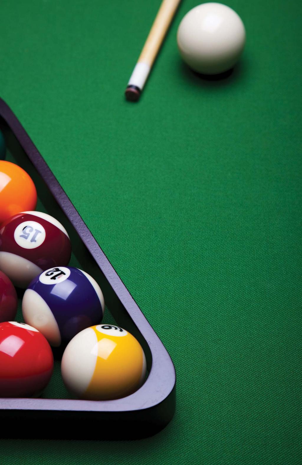 Hone your competitive spirit in the games room.