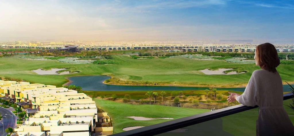 Wake up in elegantly designed apartments with enthralling views of the Trump International Golf