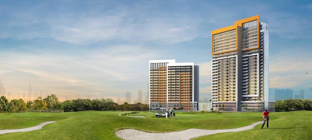 Surrounded by spectacular green fairways, the contemporary Golf Vita towers are perfect for new