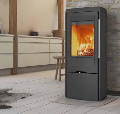 a solid look and feel. Moreover, the stove is slimmer than our other models, meaning that it appears light despite the solid choice of material.