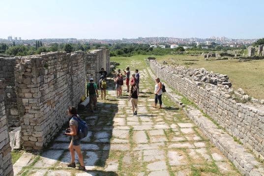 archaeological site of Salona --former capital of the