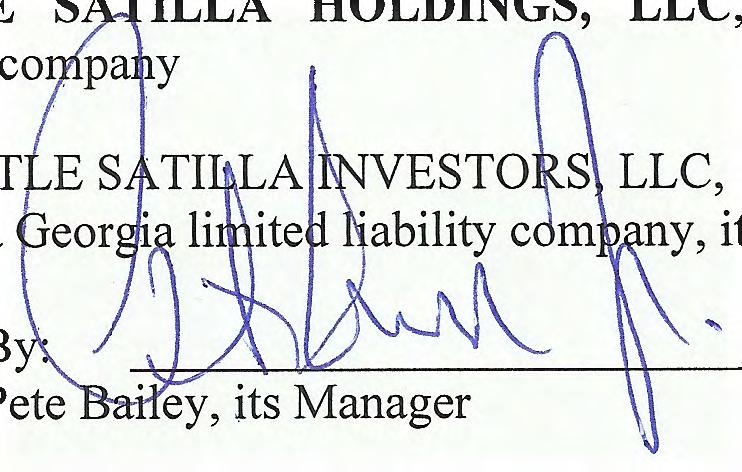 limited liability company LAUREL I te Bailey, its Manager PINEY ISLAND