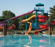 fantastic slides, a tot pool, dive well and lap pool.