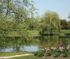 Each one has its own scenic view of beautiful parks including Madison Meadow,