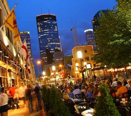 Nicollet Mall Life along Nicollet Mall is a