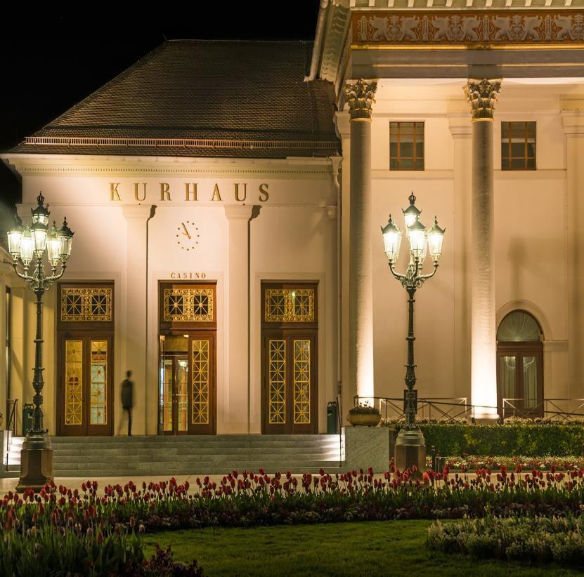 Kurhaus Baden-Baden Meeting point of the nobles and elite in the last century Built 1824 Unique