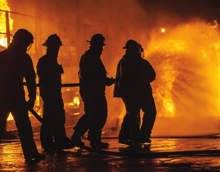 firefighting in municipal and industrial fire departments, petrochemical and nuclear plants, navies and other industrial services.