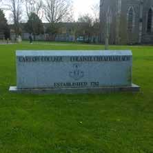2. Who was Bishop of Kildare and Leighlin when the College was built? Garden of Remembrance Leighlinbridge 1.