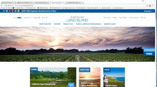 MARKETING & COMMUNICATIONS The Discover Long Island website has undergone a redesign to enhance the site s architecture, imagery, navigation and performance.