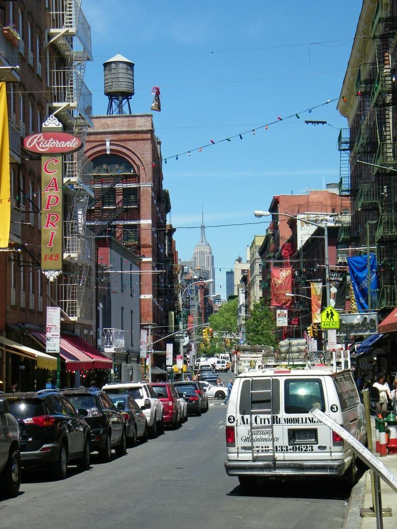 en route to Mulberry Street and Little Italy, where I had lunch.
