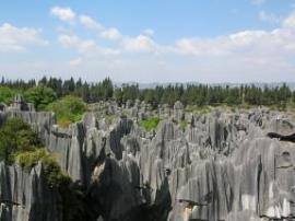 9 Day 10: Kunming Drive 1 ½ hours to the Stone Forest and spend the morning exploring the unusual limestone rock formations of the Kunming Stone Forest.