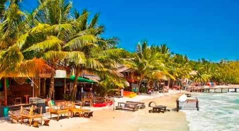 masterpiece and one of the finest monuments in the world. SIHANOUKVILLE The main port city of Cambodia, Sihanoukville is the ideal destination for white sand beaches and tropical islands.