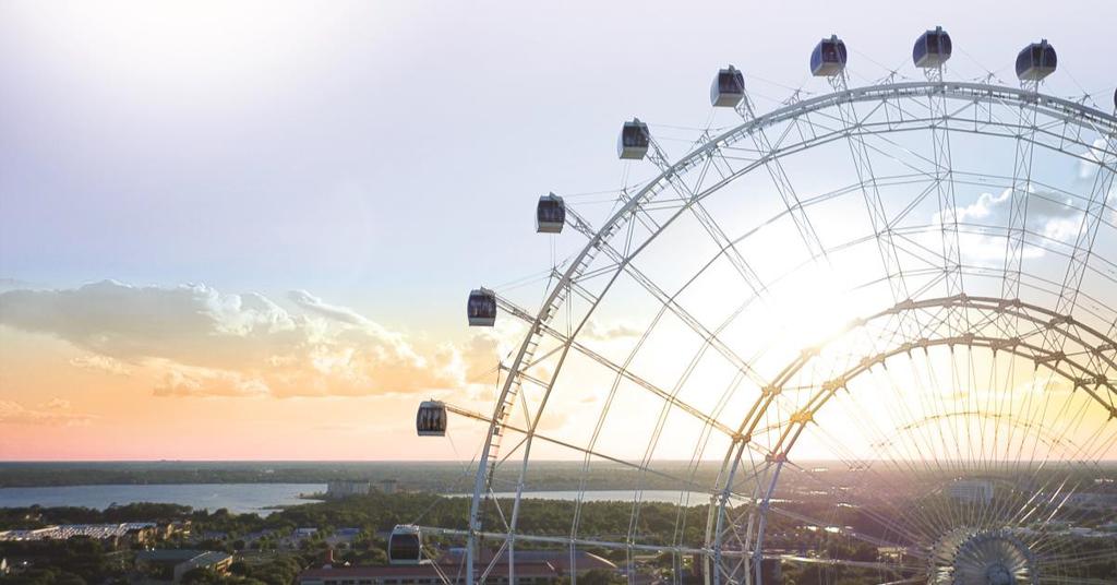 EAT. DRINK. SOAR. SHOP. Take your next event to new heights with a fullcircle experience at ICON Orlando 360!