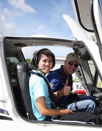 Challenge Air for Kids & Friends is a nonprofit committed to bringing the life-changing perspective of flight to children with special needs who may feel the obstacles in