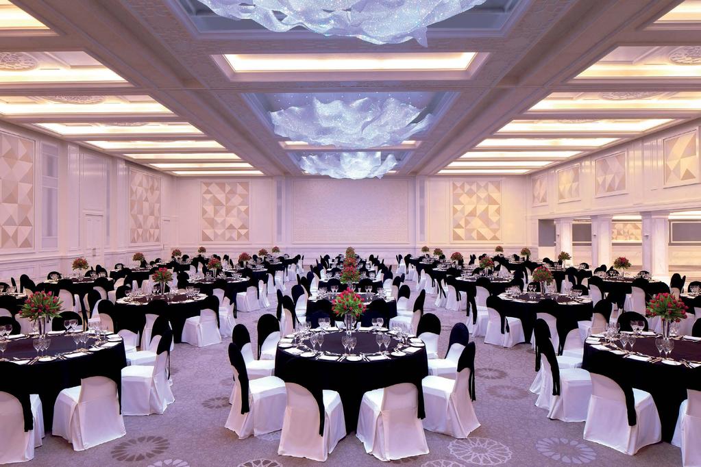 MEETINGS & EVENTS SPACE Conveying modern sophistication, Hyatt Regency Dubai offers 00 Sq. M. of flexible Meetings & Events space.
