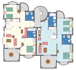 units: area 74 m²,