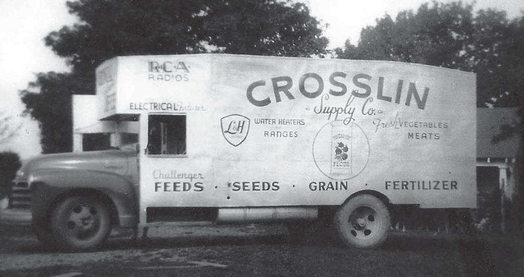 The only known picture of one of the peddling wagons that was operated by the Crosslin Supply Company brought back memories, not only to family members, but to area residents, who have memories of