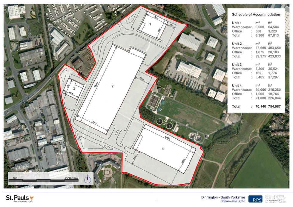 Masterplan Option 2 terms Buildings are available on a build to suit basis, to lease or buy.
