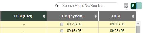 Effective Use of FIM: Searching Flights (New) To efficiently manage TOBT entry for the flights you are assigned to, you can simply search for departure flights by entering Flight Number, or Aircraft