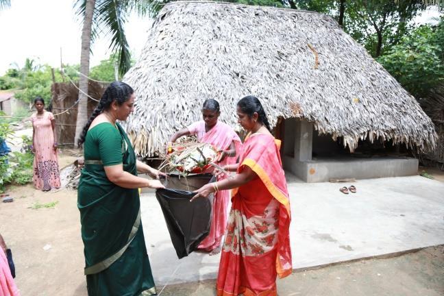 Door to door meeeting and water collection at village premises, Keelarkollai village, Tamil Nadu, ICAR-CIBA, Chennai 19 th September 2018 organized the Swachhata Hi Seva programme at Kuvathur