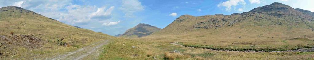 Although not as high as adjacent hills, Stob a' Choin is one of the steepest and most rugged peaks in this part of the Highlands and its ascent is also very demanding.