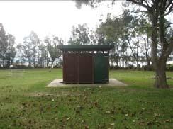 Proximity to: Lake, park, playground, picnic facilities, main road. Other: There is another toilet facility at the southern end of the park 150m away recommended for upgrade.