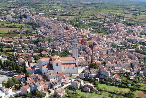 1 1. VODNJAN Vodnjan is a small town in the southwest of Istria, around 12 km from Pula, positioned at 135 meters above sea level. The town was formed on the remains of prehistoric hill forts.
