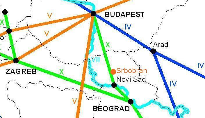 By road, it takes less than one hour to reach Hungarian border, with 30 minutes more to reach Croatia or Romania.