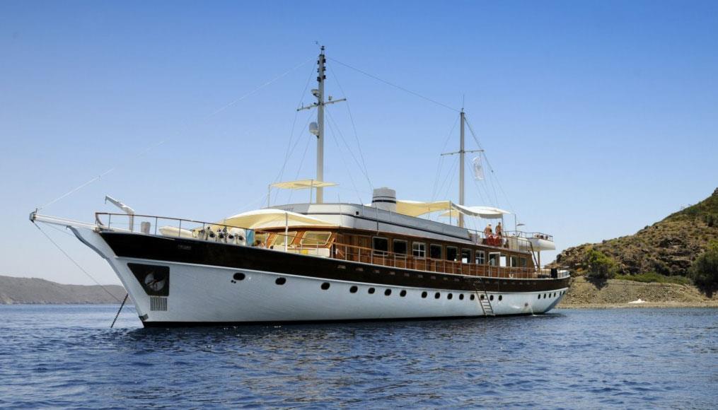 She is one of the most perfect examples of the Turkish wooden gulets with all amenities of an exclusive yacht.