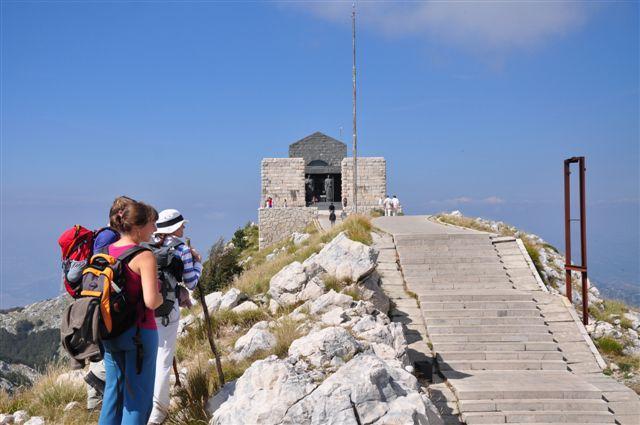 Day fifth: * hiking: Njeguši Jezerski vrh Ivanova Korita * Jezerski vrh ( 1657m ) at Lovćen mountain is the main spiritual point for Montenegrins.