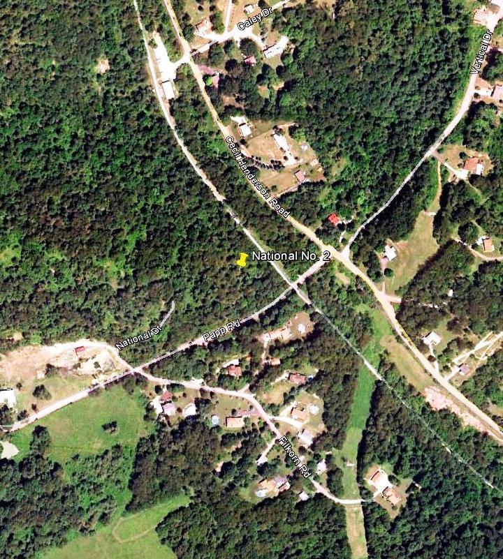 This is a recent view of the National No. 2 site from Google Earth.