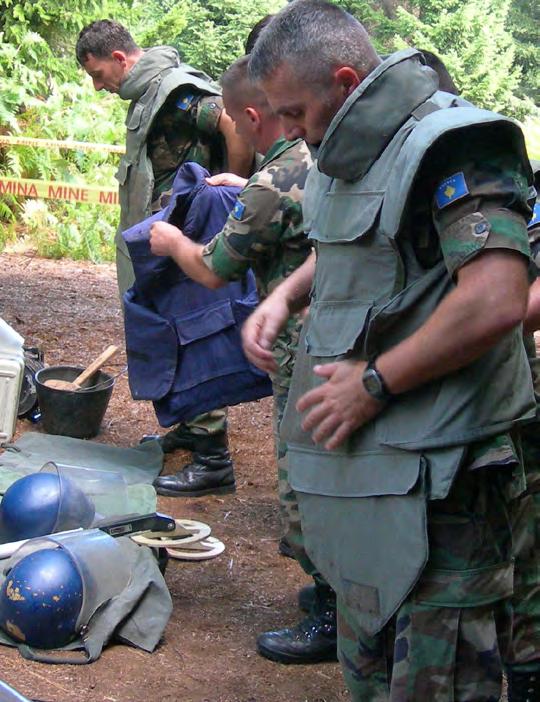 plans to support them in acquiring the skills needed to deal with improvised explosive devices. From 1999 through 2011, almost 48 million square meters of Kosovo territory have been cleared.