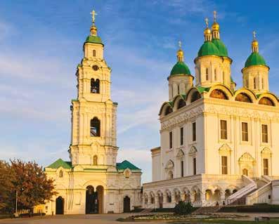 We will then visit the magnificently frescoed 15th century Assumption and Archangel Cathedrals before returning to the MS Volga Dream for lunch and to begin our sailing along the Volga River.