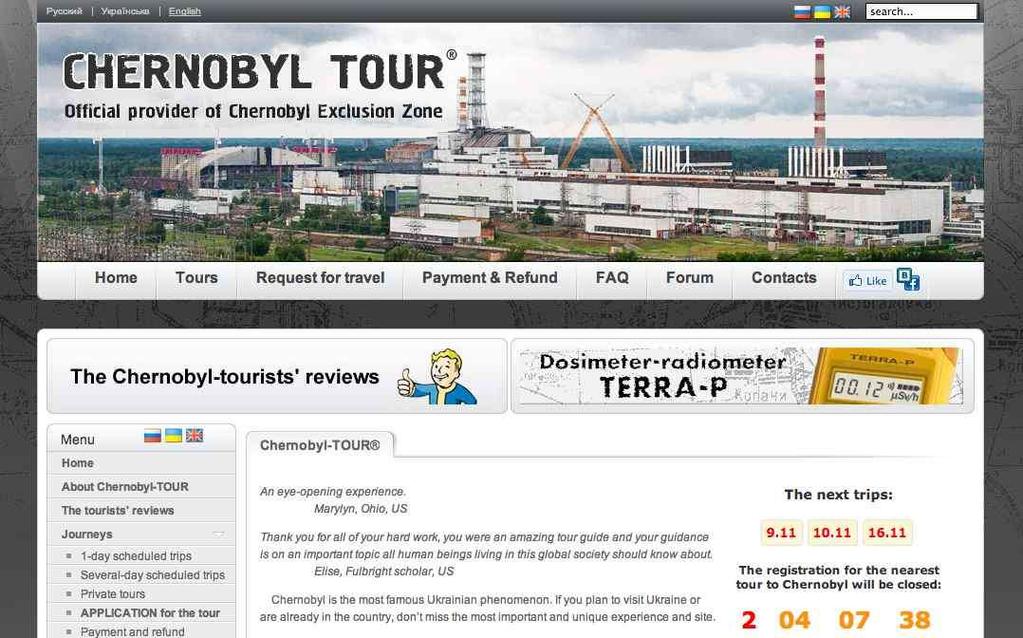 Source: CHERNOBYL TOUR <https://chernobyl-tour.